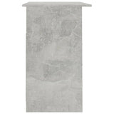 NNEVL Desk with Drawers Concrete Grey 110x50x76 cm Chipboard