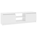 NNEVL TV Cabinet White 120x30x35.5 cm Chipboard