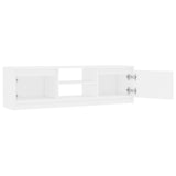 NNEVL TV Cabinet White 120x30x35.5 cm Chipboard