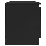 NNEVL TV Cabinet Black 120x30x35.5 cm Chipboard