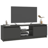 NNEVL TV Cabinet Grey 120x30x35.5 cm Chipboard