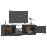 NNEVL TV Cabinet Grey 120x30x35.5 cm Chipboard