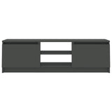 NNEVL TV Cabinet Grey 120x30x35.5 cm Chipboard