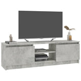 NNEVL TV Cabinet Concrete Grey 120x30x35.5 cm Chipboard