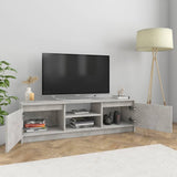 NNEVL TV Cabinet Concrete Grey 120x30x35.5 cm Chipboard