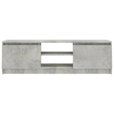 NNEVL TV Cabinet Concrete Grey 120x30x35.5 cm Chipboard