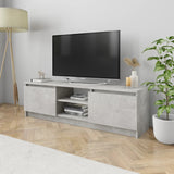 NNEVL TV Cabinet Concrete Grey 120x30x35.5 cm Chipboard