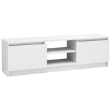 NNEVL TV Cabinet High Gloss White 120x30x35.5 cm Chipboard