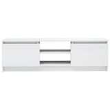 NNEVL TV Cabinet High Gloss White 120x30x35.5 cm Chipboard