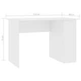NNEVL Desk White 110x60x73 cm Chipboard