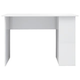 NNEVL Desk High Gloss White 110x60x73 cm Chipboard