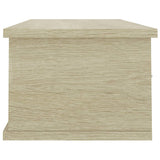 NNEVL Wall-mounted Drawer Shelf Sonoma Oak 88x26x18.5 cm Chipboard