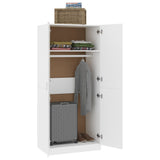 NNEVL Wardrobe White 80x52x180 cm Chipboard
