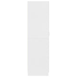 NNEVL Wardrobe White 80x52x180 cm Chipboard