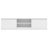 NNEVL TV Cabinet White 140x40x35.5 cm Chipboard