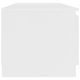 NNEVL TV Cabinet White 140x40x35.5 cm Chipboard