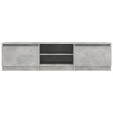 NNEVL TV Cabinet Concrete Grey 140x40x35.5 cm Chipboard