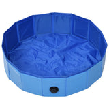 NNEVL Foldable Dog Swimming Pool Blue 80x20 cm PVC