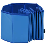 NNEVL Foldable Dog Swimming Pool Blue 120x30 cm PVC