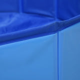NNEVL Foldable Dog Swimming Pool Blue 120x30 cm PVC