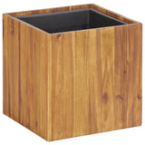 NNEVL Garden Raised Bed Pot 33.5x33.5x33.5 cm Solid Acacia Wood
