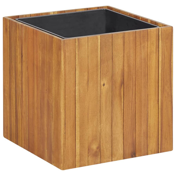 NNEVL Garden Raised Bed Pot 43.5x43.5x44 cm Solid Acacia Wood