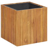 NNEVL Garden Raised Bed Pot 43.5x43.5x44 cm Solid Acacia Wood