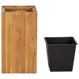 NNEVL Garden Raised Bed 33.5x33.5x60 cm Solid Acacia Wood