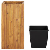 NNEVL Garden Raised Bed 43.5x43.5x90 cm Solid Acacia Wood
