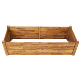 NNEVL Garden Raised Bed 160x60x44 cm Solid Acacia Wood