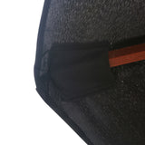NNEVL Outdoor Parasol with Wooden Pole 350 cm Black