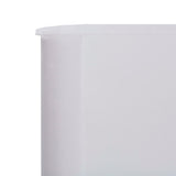 NNEVL 3-panel Wind Screen Fabric 400x80 cm Sand White