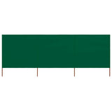 NNEVL 3-panel Wind Screen Fabric 400x80 cm Green