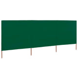 NNEVL 3-panel Wind Screen Fabric 400x80 cm Green