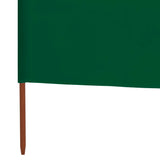 NNEVL 3-panel Wind Screen Fabric 400x80 cm Green