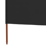 NNEVL 3-panel Wind Screen Fabric 400x80 cm Anthracite