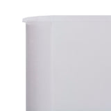NNEVL 3-panel Wind Screen Fabric 400x160 cm Sand White