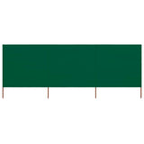 NNEVL 3-panel Wind Screen Fabric 400x160 cm Green