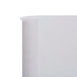 NNEVL 5-panel Wind Screen Fabric 600x80 cm Sand White