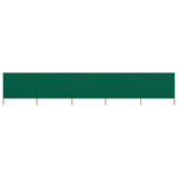 NNEVL 5-panel Wind Screen Fabric 600x80 cm Green