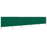 NNEVL 5-panel Wind Screen Fabric 600x80 cm Green