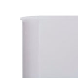 NNEVL 5-panel Wind Screen Fabric 600x120 cm Sand White