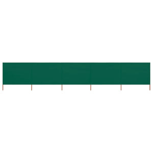 NNEVL 5-panel Wind Screen Fabric 600x120 cm Green