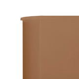 NNEVL 5-panel Wind Screen Fabric 600x120 cm Taupe