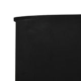 NNEVL 5-panel Wind Screen Fabric 600x120 cm Black