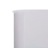 NNEVL 5-panel Wind Screen Fabric 600x160 cm Sand White