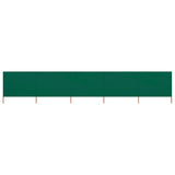 NNEVL 5-panel Wind Screen Fabric 600x160 cm Green