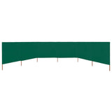 NNEVL 6-panel Wind Screen Fabric 800x120 cm Green
