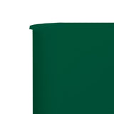 NNEVL 6-panel Wind Screen Fabric 800x120 cm Green
