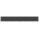 NNEVL 6-panel Wind Screen Fabric 800x120 cm Anthracite
